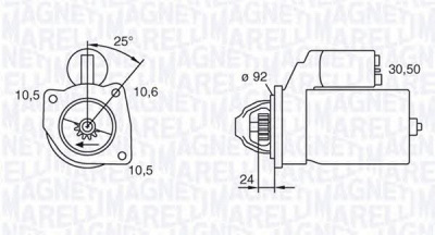 MAGNETI MARELLI 063227501010 -  Стартер